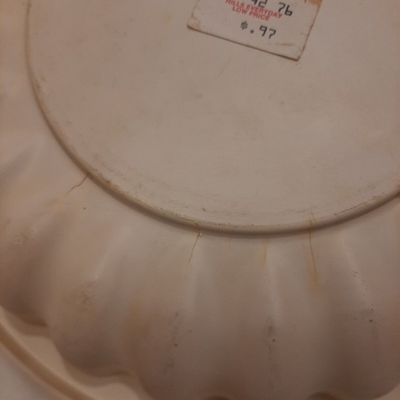 Vintage Christmas Tree 9” Plastic Serving Cookie Candy Tray Holly Plastic - Picture 8 of 13